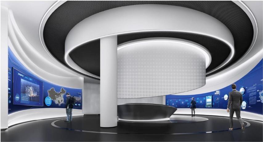 260平米科技城展厅设计-现代展厅设计主题突出-文丰装饰