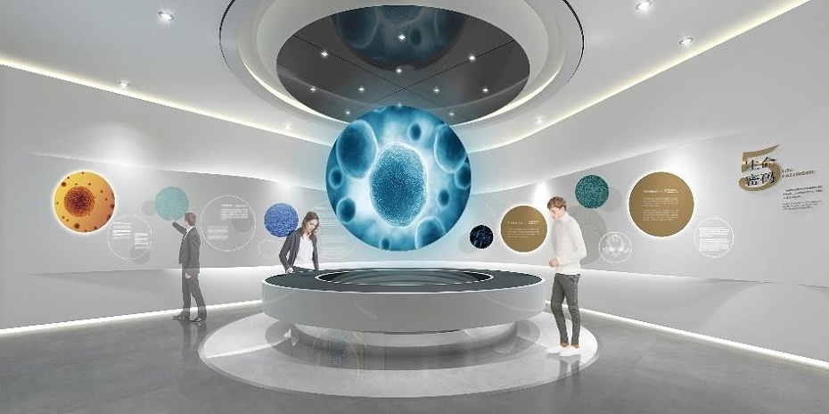 800平方米企业科技馆设计-23世纪生命科技馆效果图展示-文丰装饰