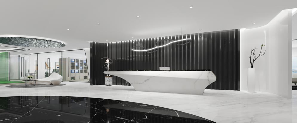 免费分享中小型办公室设计-工业感满满的现代简约办公室案例-深圳文丰装饰