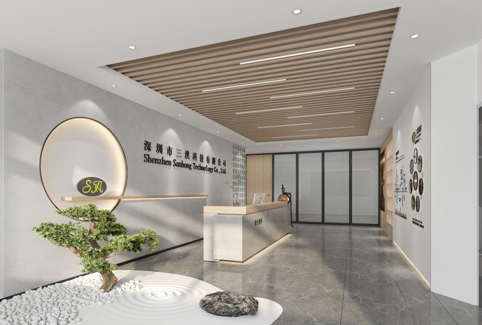 深圳市三洪科技10w装的办公室,有独立办公空间-公共办公-卫生间-深圳文丰装饰